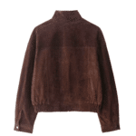 Veste western femme marron style cowboy (5)