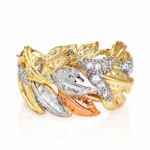 Bague feuilles