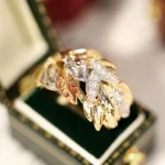 Bague feuilles