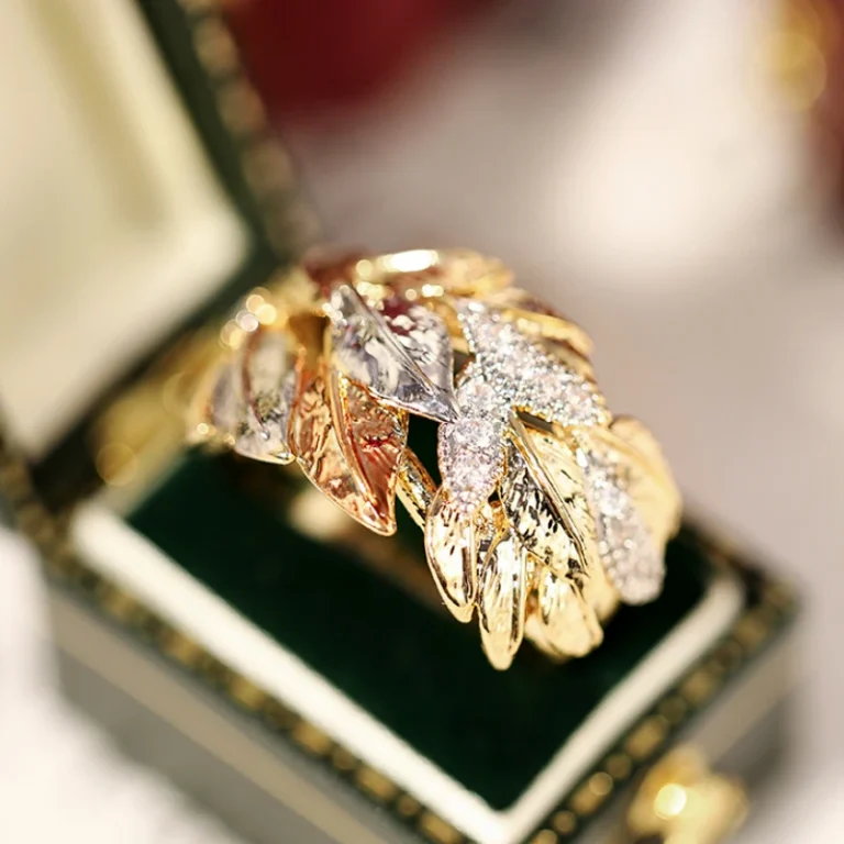 Bague feuilles