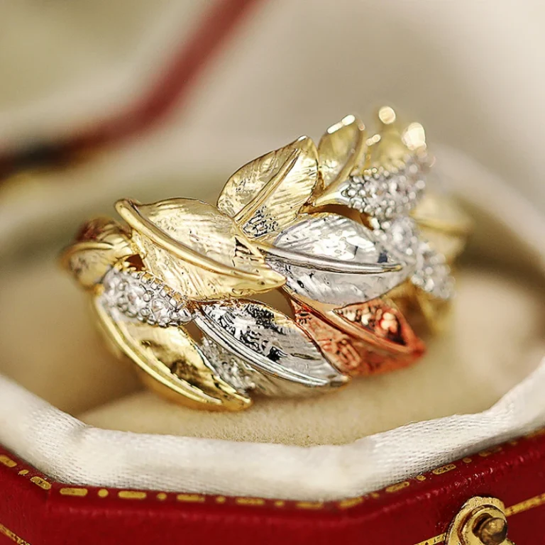 Bague feuilles