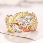 Bague feuilles