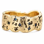 Bague rustique martelée - Variantes 1