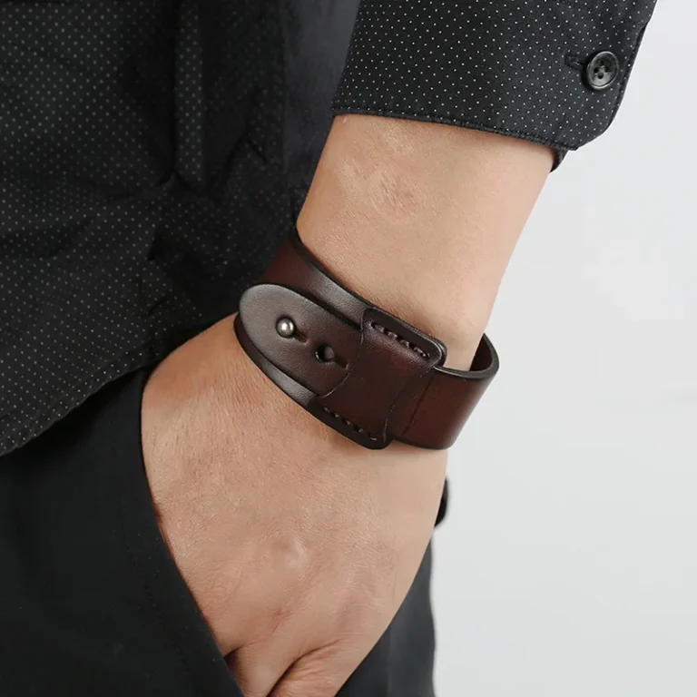 Bracelet cuir homme