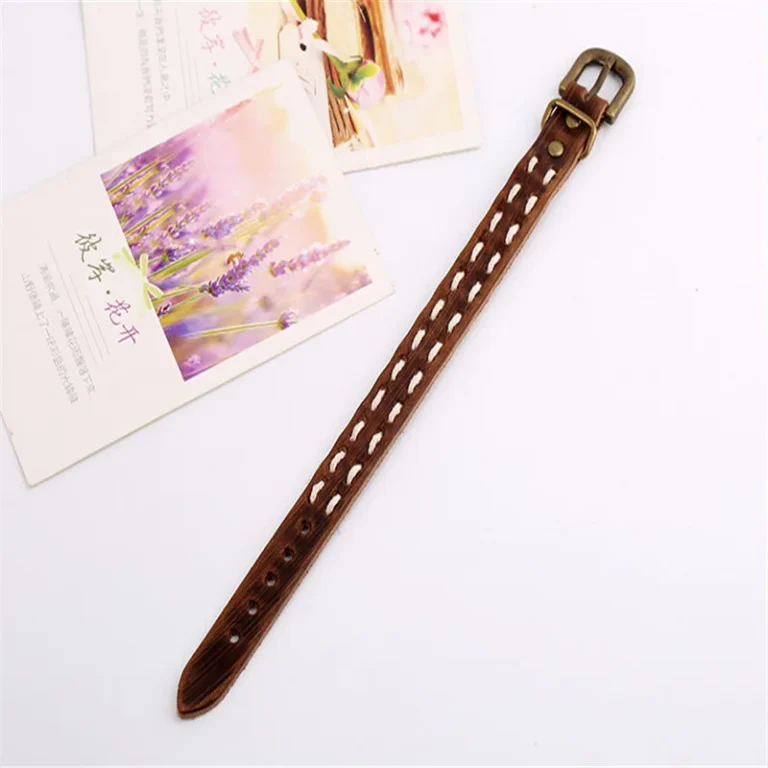 Bracelet cuir homme western vintage