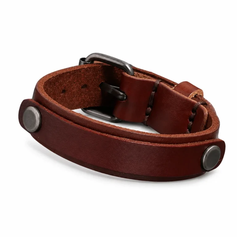 Bracelet homme cuir