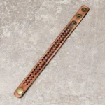 Bracelet homme cuir laçage croisé