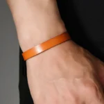 Bracelet unisexe en cuir ajustable