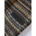Cardigan maille vintage amérindienne.