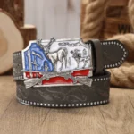 Ceinture chasseur bleu blanc rouge