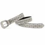 Ceinture cowboy blanche