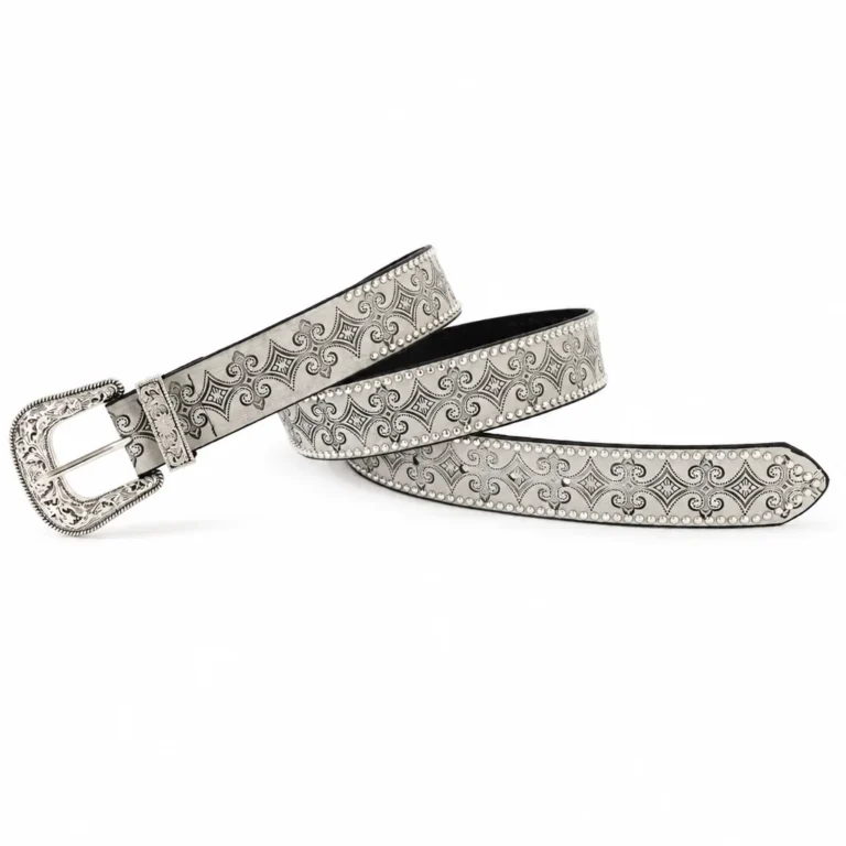 Ceinture cowboy blanche