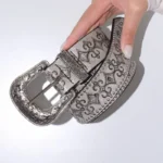 Ceinture cowboy blanche