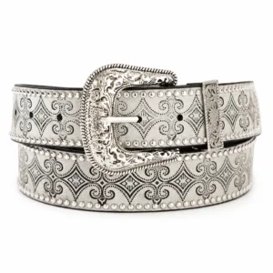 Ceinture cowboy blanche