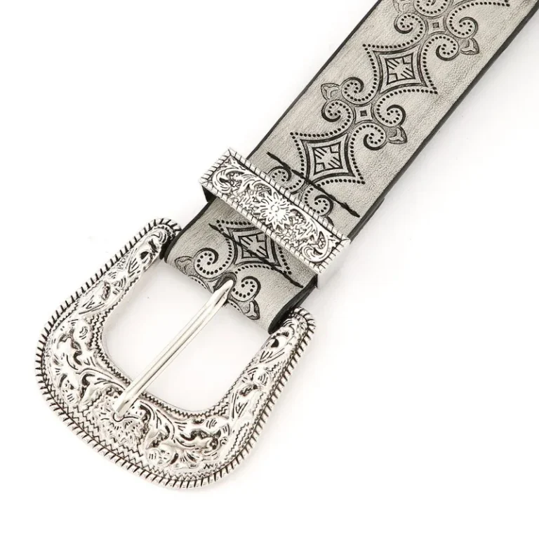 Ceinture cowboy blanche