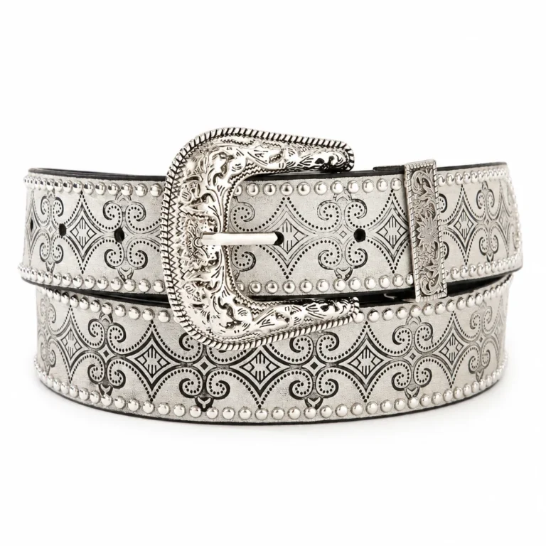 Ceinture cowboy blanche