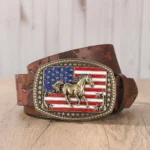 Ceinture cowboy cheval USA
