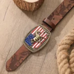 Ceinture cowboy cheval USA