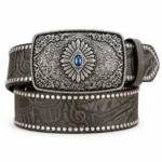 Ceinture cowboy femme boucle rectangulaire