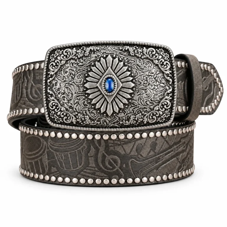 Ceinture cowboy femme boucle rectangulaire