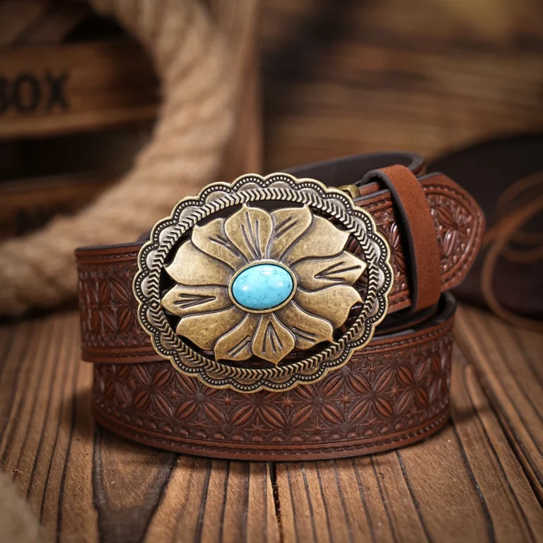 Ceinture cowboy femme boucle western