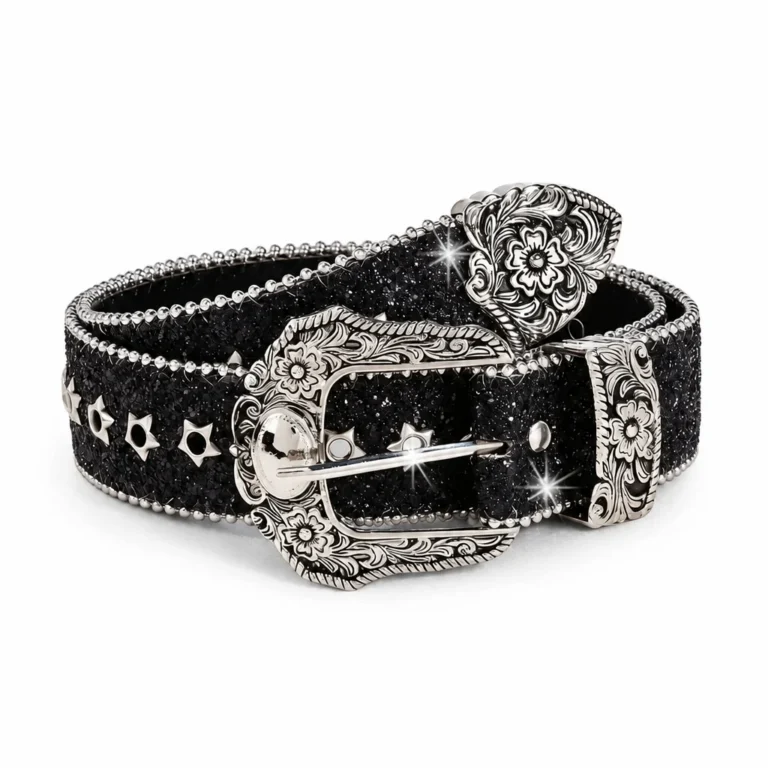 Ceinture cowboy femme brillante