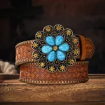 Ceinture cowboy femme florale