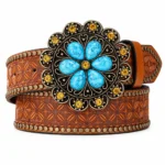 Ceinture cowboy femme florale