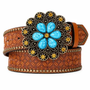 Ceinture cowboy femme florale