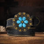 Ceinture cowboy femme florale