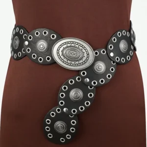 Ceinture cowboy femme médaillons