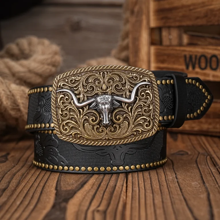 Ceinture cowboy femme taureau