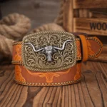 Ceinture cowboy femme taureau