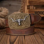 Ceinture cowboy femme taureau