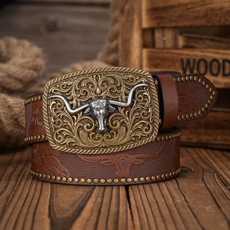 Ceinture cowboy femme taureau