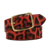 Ceinture cowboy léopard