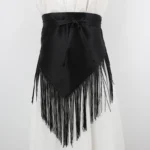Ceinture foulard femme western franges