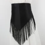 Ceinture foulard femme western franges