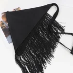 Ceinture foulard femme western franges