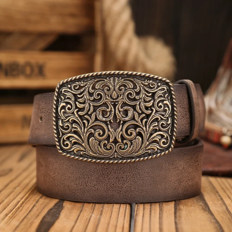 Ceinture marron cowboy