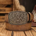 Ceinture marron cowboy