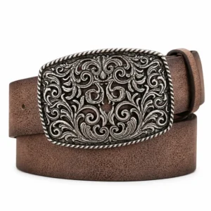 Ceinture marron cowboy