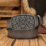 Ceinture marron cowboy