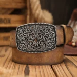 Ceinture marron cowboy