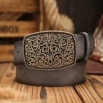 Ceinture marron cowboy