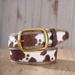 Ceinture motif vache