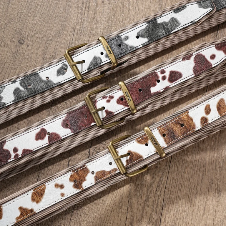 Ceinture motif vache