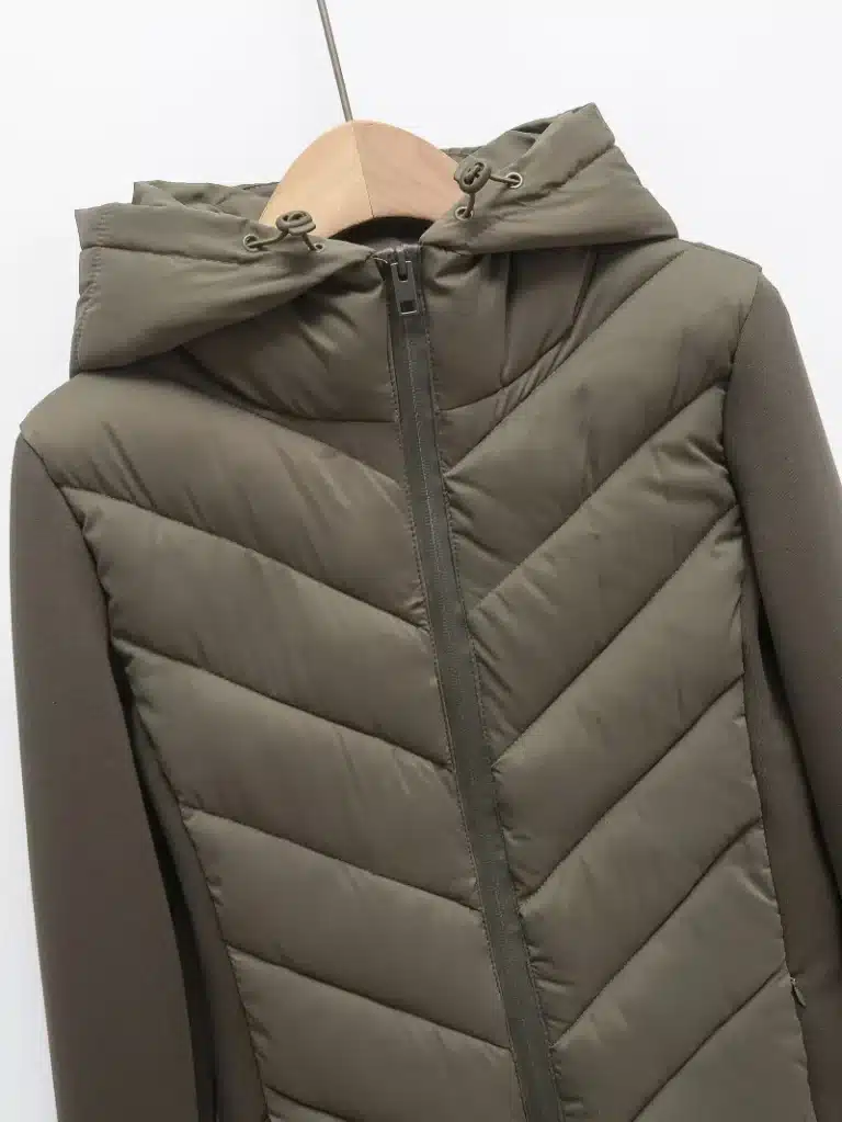 Doudoune femme légère matelassée à capuche
