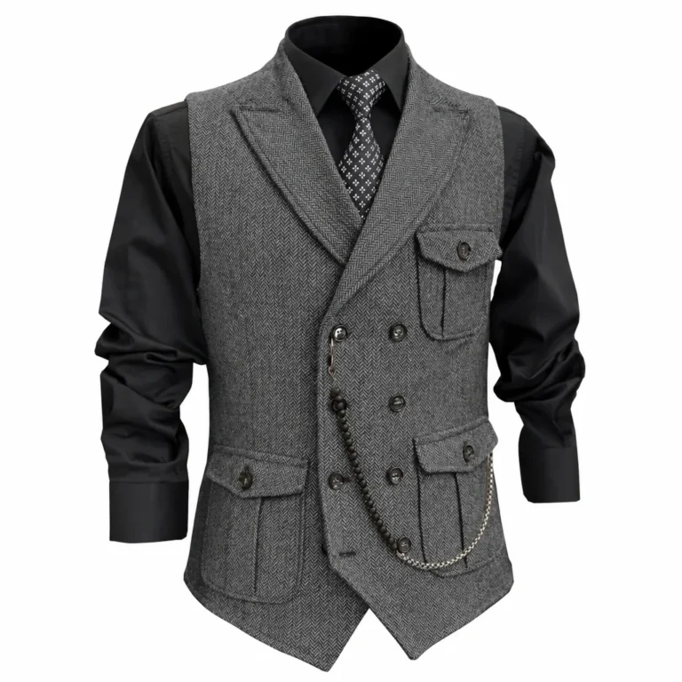 Gilet cowboy style british - Gris