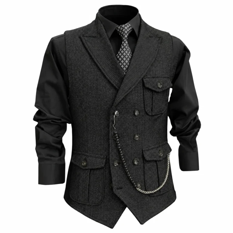 Gilet cowboy style british - Noir